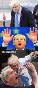 Boris vs Jean Claude Juncker