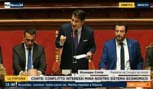 giuseppe conte salvini e di maio discorso prima della fiducia 3