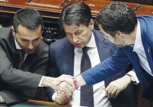 luigi di maio giuseppe conte matteo salvini