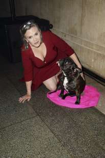 carrie fisher e cane gary