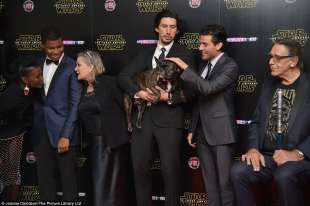 gary il cane di carrie fisher