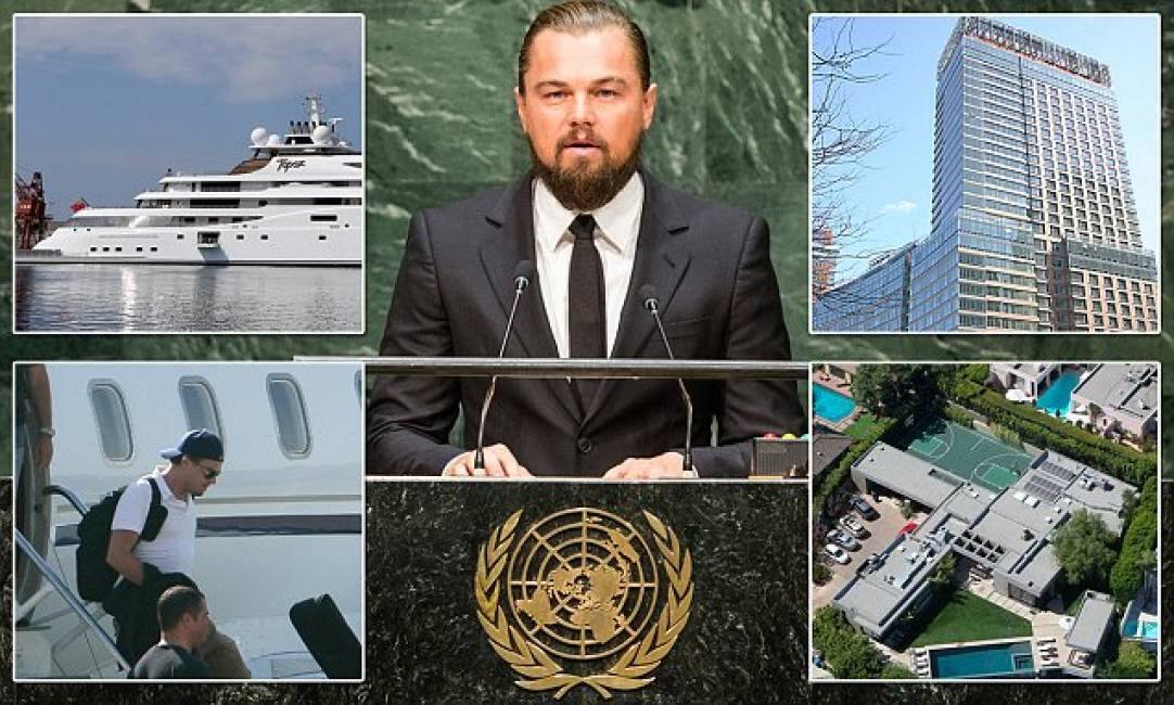 Leonardo Dicaprio Hypocrite Climate Change