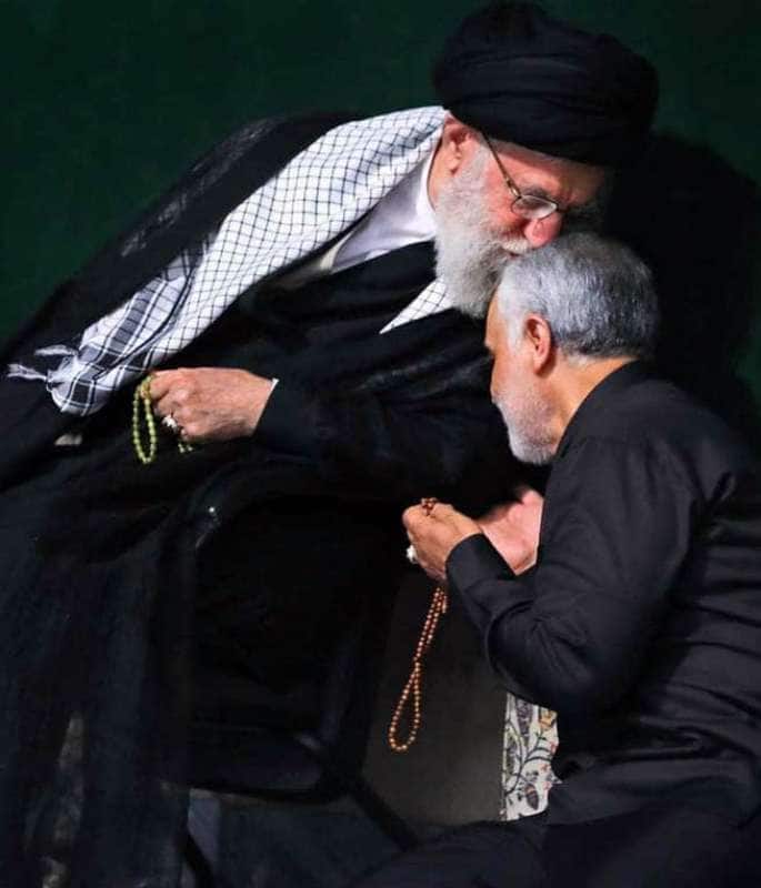 ali khamenei bacia qassem soleimani