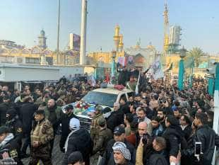 corteo funebre per qassem soleimani 1