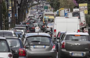 traffico roma blocco diesel