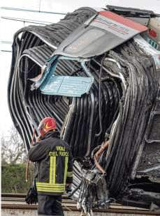 il frecciarossa deragliato a lodi