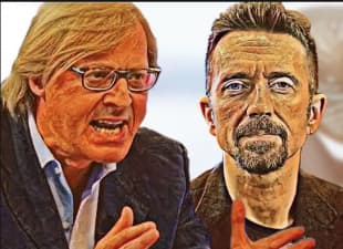 sgarbi vs antonio scanzi una capra nana. una brutta copia di