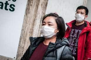 turisti cinesi con la mascherina a roma 5