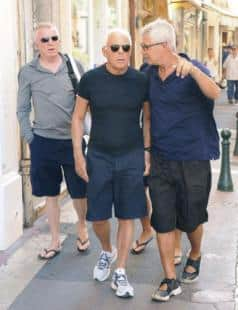 giorgio armani in vacanza a formentera con leo dell orco e michele