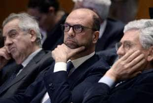 angelino alfano e massimo d'alema alla lumsa per il convegno sulla seconda repubblica