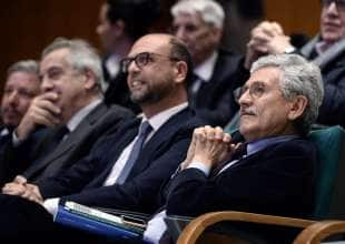 angelino alfano e massimo d'alema alla lumsa per il convegno sulla seconda repubblica 1