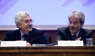 massimo d'alema e paolo gentiloni alla lumsa – convegno sulla seconda repubblica