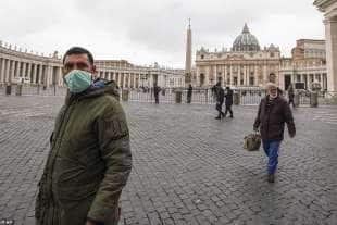 emergenza coronavirus piazza san pietro a roma