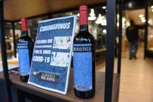 in vendita a madrid bottiglie di vino coronavinus 4