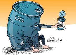 crollo del prezzo del petrolio