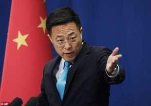 zhao lijian portavoce del ministero degli esteri cinese