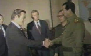 DONALD RUMSFELD E SADDAM HUSSEIN