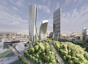 milano progetto grattacieli