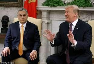 VIKTOR ORBAN CON DONALD TRUMP