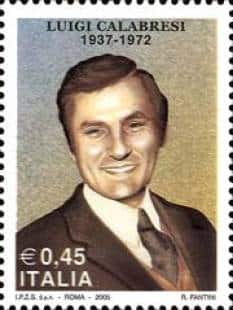 francobollo per Luigi Calabresi