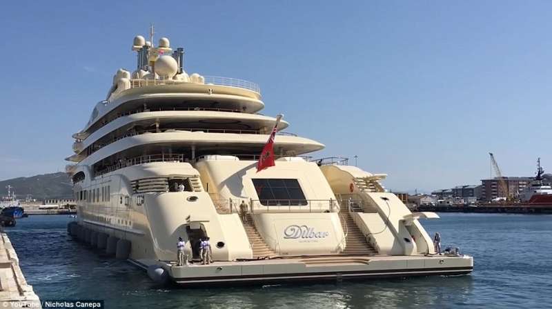 Ecord Il Guinness Dei Primati Delle Barche E Dilbar Il Giga Yacht Di Un Miliardario Russo Dagospia