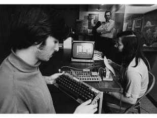 Stephen Wozniak Steve Jobs con Apple1