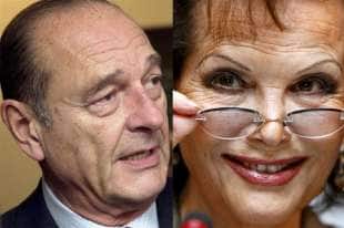 Chirac in compagnia di Claudia Cardinale