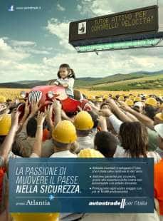 campagna pubblicitaria autostrade per l italia
