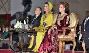 la principessa salma con la sceicca mozah del qatar