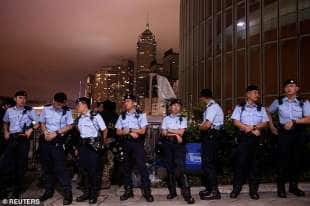 polizia a hong kong
