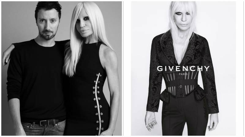 donatella versace givenchy