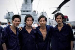 31 vietnamiti sulle navi italiane foto roberto vivaldi
