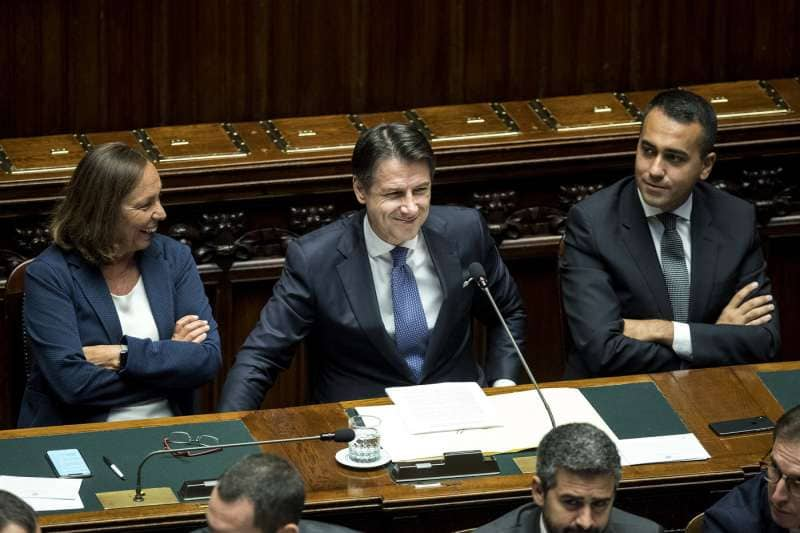 luciana lamorgese giuseppe conte luigi di maio 1