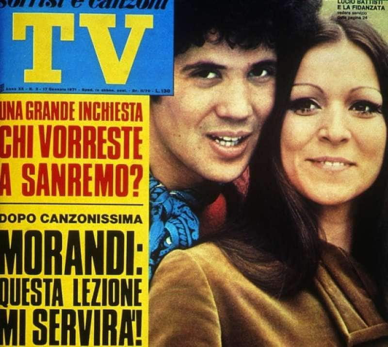 lucio battisti e la moglie grazia letizia veronese 4