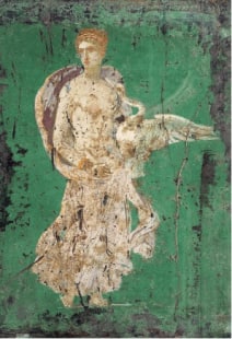 AFFRESCO CON LEDA E IL CIGNO - ERCOLANO