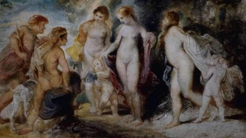 Di rubens. Суд Париса Рубенс. Питер Пауль Рубенс суд Париса 1625. Суд Париса картина Рубенса. Рубенс суд Париса 1636.