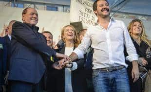 SALVINI MELONI BERLUSCONI