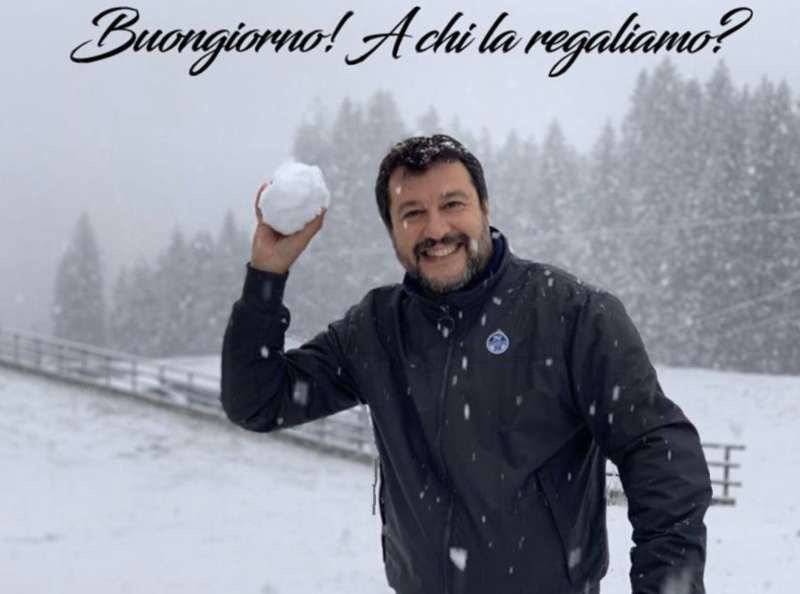 Matteo Salvini In Montagna Speriamo Che Il Governo Non Si Inventi Una Tassa Sulla Neve Politica