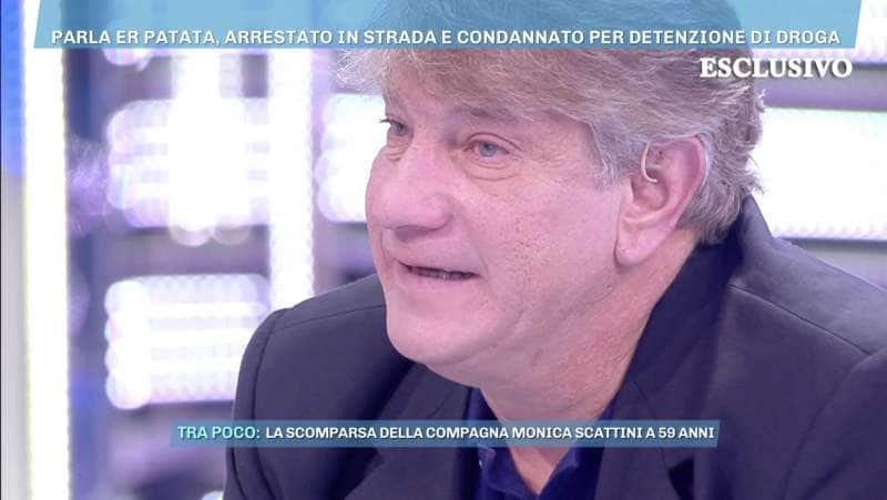 domenica live, roberto brunetti alias er patata a domenica ...