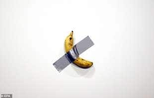 la banana con lo scotch di cattelan