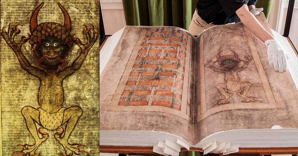 conoscete 'la bibbia del diavolo'? e' il più imponente manoscritto medioevale e pesa 74 chili