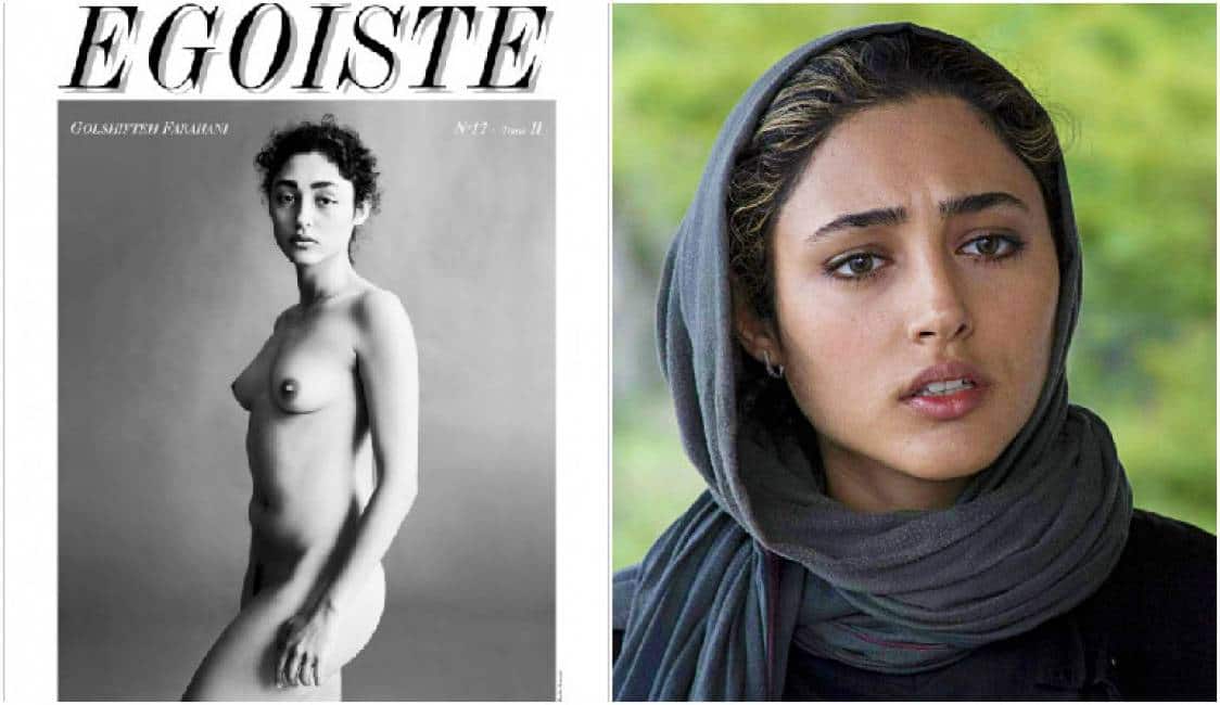 senza veli - l’attrice iraniana golshifteh farahani posa nuda sulla cover d...