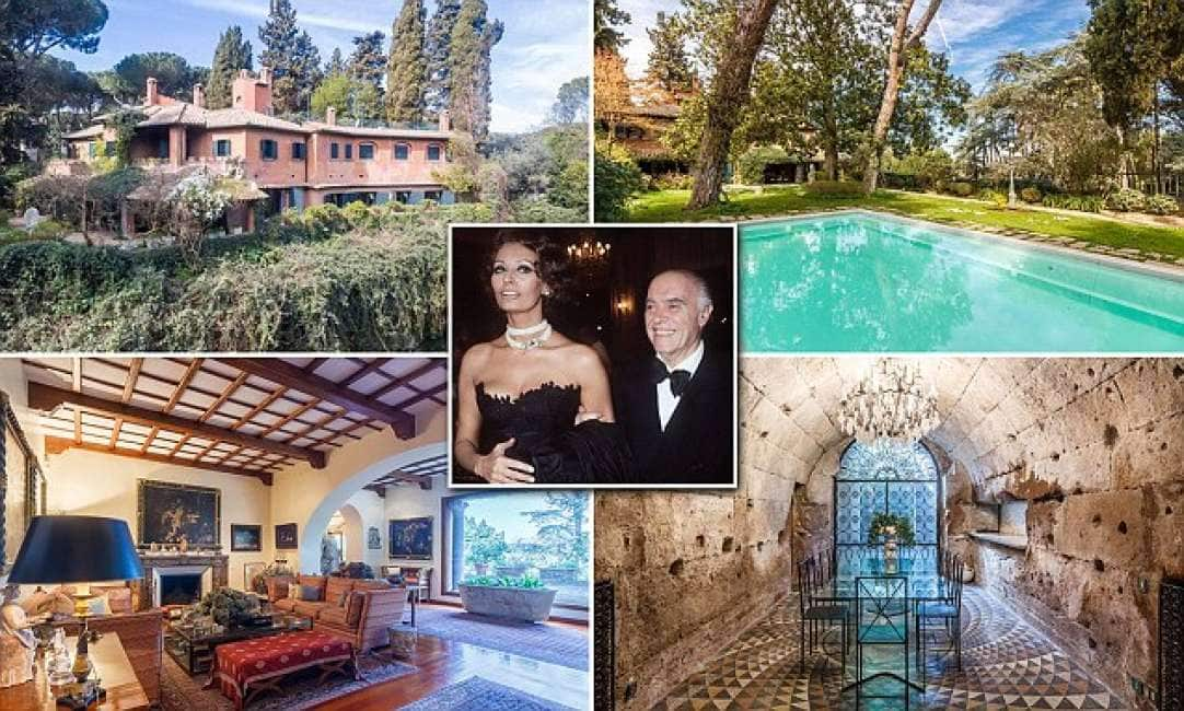 In Vendita Per 19 Milioni La Casa Di Carlo Ponti Un Paradiso Nel Parco Dell Appia Antica Dagospia