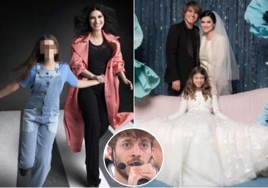 Laura Pausini, foto di famiglia in montagna: lei e la figlia due