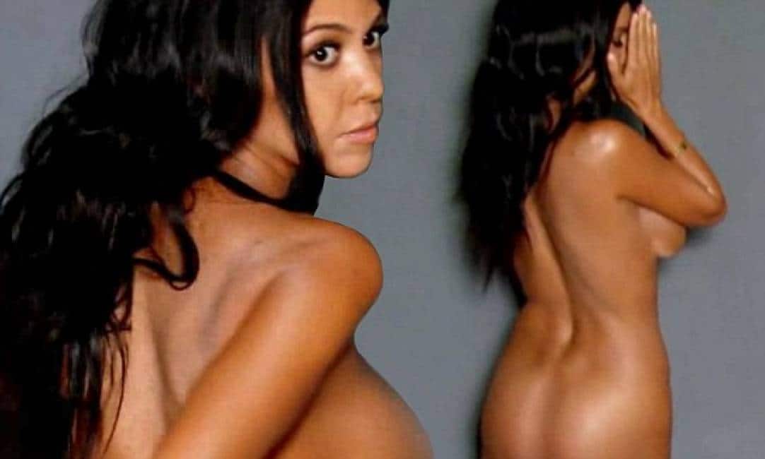 Kourtney kardashian trolled for posing nude and cuddling son in her latest ...