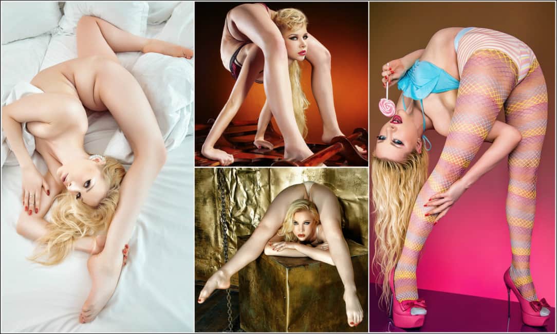la contorsione sveglia l’ormone - il sexy calendario della contorsionista r...