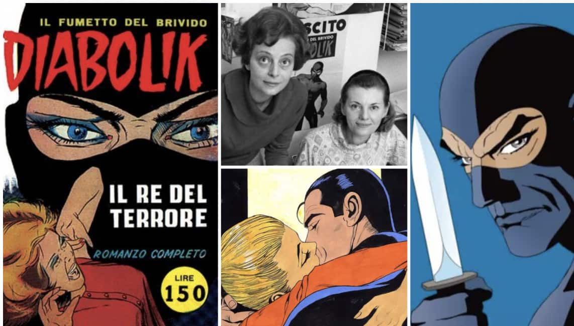 diabolik, creato dalle sorelle giussani in un nebbioso e grigio