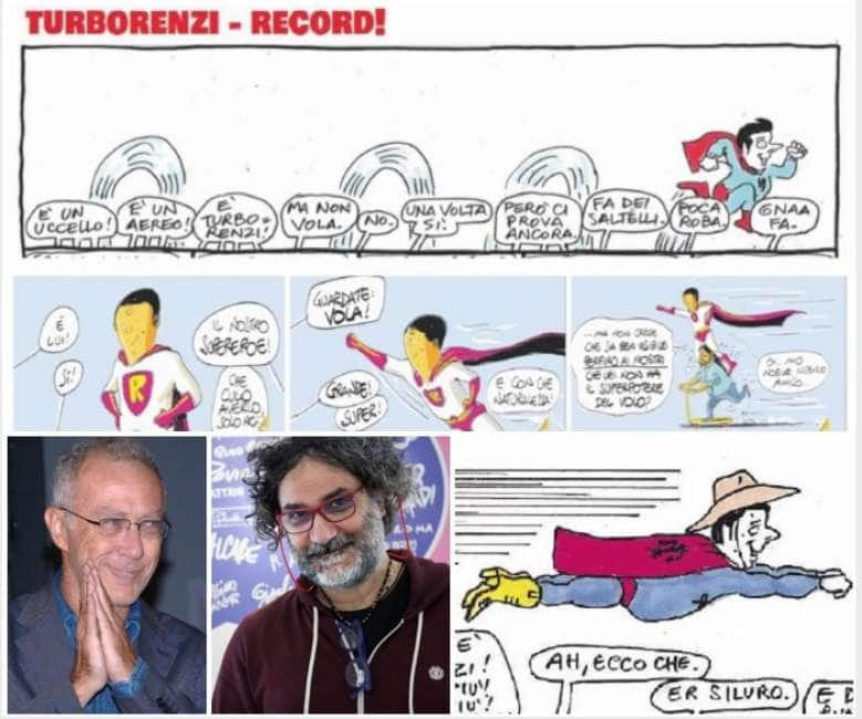 fanno piu' ridere gli scazzi delle loro vignette - lite tra disegnatori 'de  sinistra' disegni-makkox - Dagospia